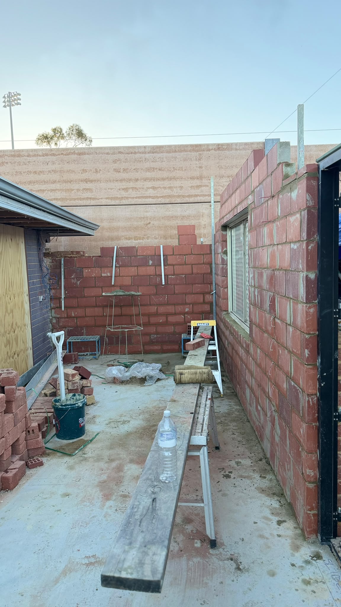 Cyandi Court Thornlie heritage red clay brick extension brickwork photo 12